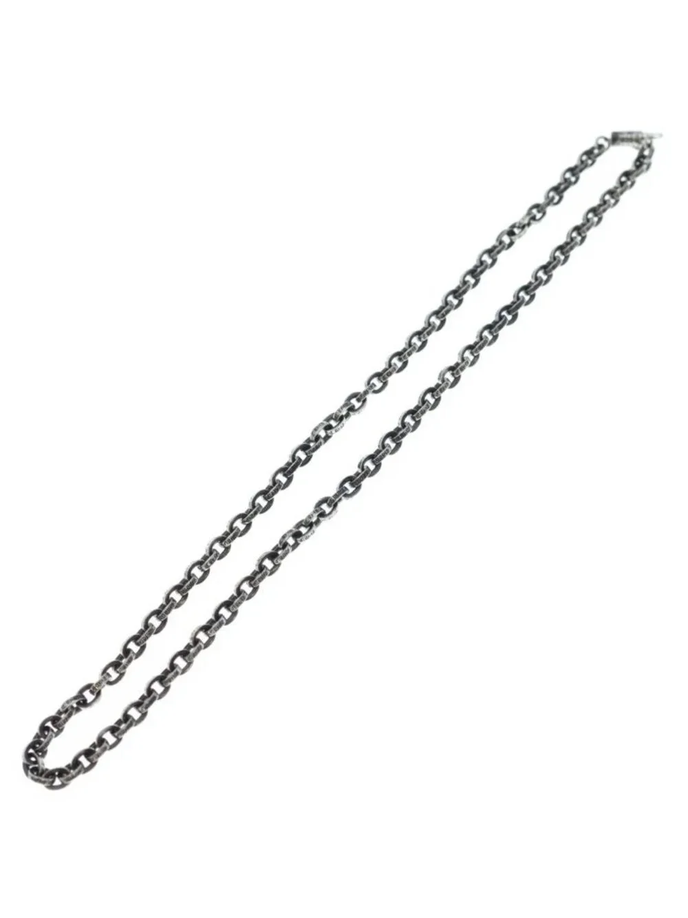 Chrome Hearts Paper Chain 18 Necklace Silver